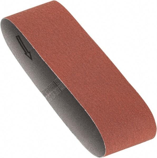 Porter-Cable - 3" Wide x 24" OAL, 40 Grit, Zirconia Alumina Abrasive Belt - Zirconia Alumina, Coarse, Coated, X Weighted Cloth Backing, Dry - All Tool & Supply