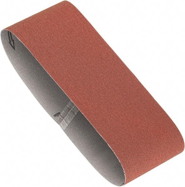 Porter-Cable - 4" Wide x 24" OAL, 40 Grit, Aluminum Oxide Abrasive Belt - Aluminum Oxide, Coarse, Coated, X Weighted Cloth Backing, Dry - All Tool & Supply