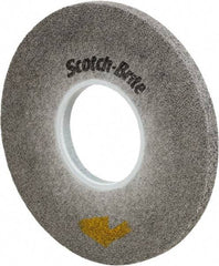 3M - 16" Diam, 1" Face Width, 10" Center Hole, Fine Grade, Silicon Carbide Deburring Wheel - Convolute, Soft Density 9 Grade, 2,250 RPM - All Tool & Supply