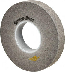 3M - 14" Diam, 2" Face Width, 8" Center Hole, Fine Grade, Silicon Carbide Deburring Wheel - Convolute, Soft Density 9 Grade, 2,550 RPM - All Tool & Supply