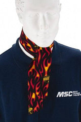 Ergodyne - Size Universal Cooling Headband - Cotton, Tie Closure, Black, Orange, White & Yellow, Flames Pattern - All Tool & Supply