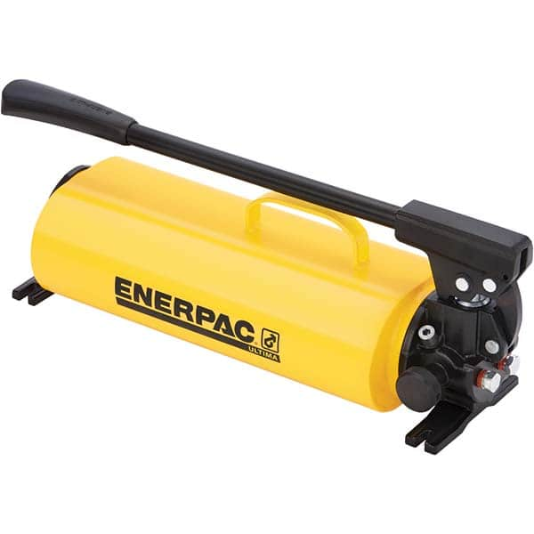 Enerpac - Manual Hydraulic Pumps Number of Stages: 2.000 Oil Volume Per Stroke (Cu. In.): 1.00 - All Tool & Supply