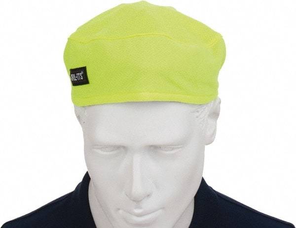 Ergodyne - Size Universal, Cooling Skull Cap - Polyester, Lime - All Tool & Supply