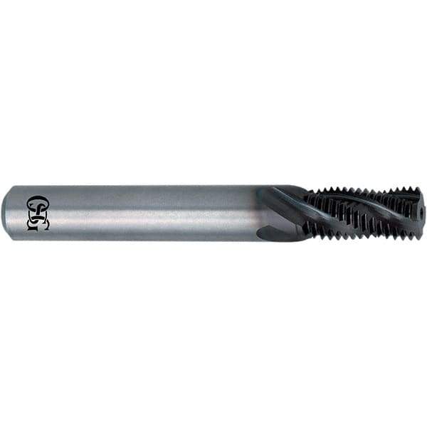 OSG - UNF, 0.096" Cutting Diam, 3 Flute, Solid Carbide Helical Flute Thread Mill - Internal Thread, 0.068" LOC, 1.661" OAL, 1/4" Shank Diam - All Tool & Supply