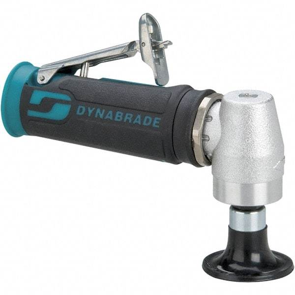 Dynabrade - 2" Max Disc, 12,000 RPM, Pneumatic Handheld Disc Sander - 25 CFM, 1/4" Inlet, 0.4 hp, 90 psi, Includes Wrench & Disc Sander - All Tool & Supply