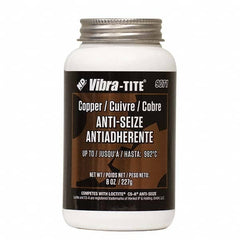 Vibra-Tite - 8 oz Jar, Copper Anti-Seize Lubricant, with Brush Cap - All Tool & Supply