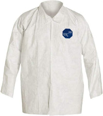 Dupont - Size S, White, General Purpose, Long Sleeve Shirt - 32-1/4 to 35-3/4 Inch Chest, 27-3/4 Inch Long, Tyvek - All Tool & Supply