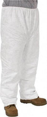 Dupont - Size L, Tyvek General Purpose Work Pants - 24-3/4 Inch Waist, 28 Inch Inseam, White - All Tool & Supply