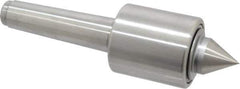 Made in USA - MT4 Taper Shank, 2-1/2" Head Diam 2,890 Lb Capacity Live Center - 2-11/16" Head Length, 1-1/4" Point Diam, 1-1/2" Point Len, 8-5/8" OAL, Standard Point - All Tool & Supply