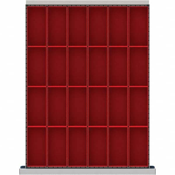 LISTA - 24-Compartment Drawer Divider Layout for 3.15" High Drawers - All Tool & Supply