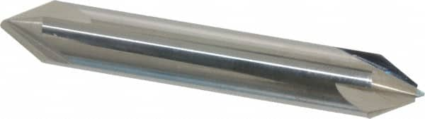 ProMax - 3/8" Diam 4 Flute Double End Solid Carbide Chamfer Mill - All Tool & Supply