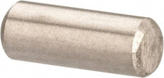 Value Collection - 3/32" Diam x 1/4" Pin Length 316 Stainless Steel Standard Dowel Pin - Bright Finish, 2 Beveled End - All Tool & Supply