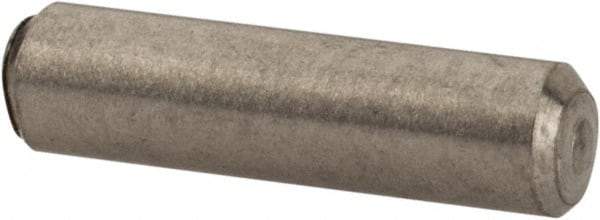 Value Collection - 3/32" Diam x 3/8" Pin Length 316 Stainless Steel Standard Dowel Pin - Bright Finish, 2 Beveled End - All Tool & Supply