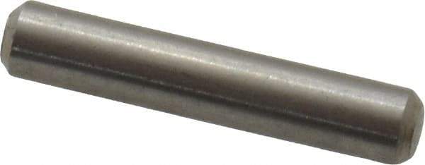 Value Collection - 3/32" Diam x 1/2" Pin Length 316 Stainless Steel Standard Dowel Pin - Bright Finish, 2 Beveled End - All Tool & Supply