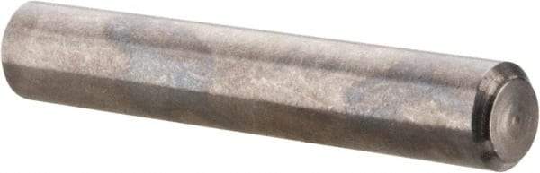 Value Collection - 1/8" Diam x 3/4" Pin Length 316 Stainless Steel Standard Dowel Pin - Bright Finish, 2 Beveled End - All Tool & Supply