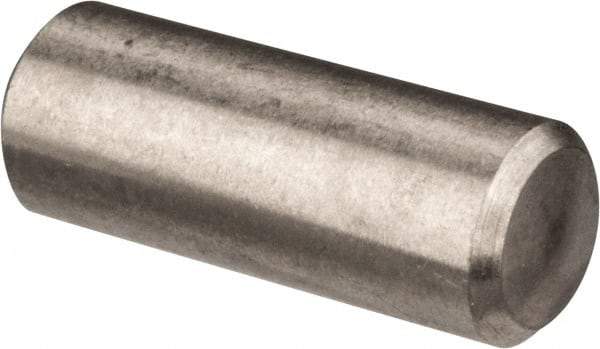 Value Collection - 3/16" Diam x 1/2" Pin Length 316 Stainless Steel Standard Dowel Pin - Bright Finish, 2 Beveled End - All Tool & Supply