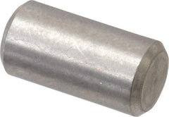 Value Collection - 1/4" Diam x 1/2" Pin Length 316 Stainless Steel Standard Dowel Pin - Bright Finish, 2 Beveled End - All Tool & Supply