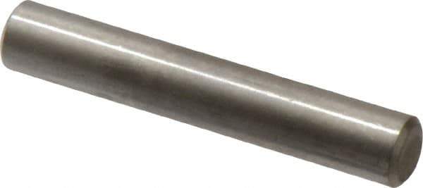 Value Collection - 1/4" Diam x 1-1/2" Pin Length 316 Stainless Steel Standard Dowel Pin - Bright Finish, 2 Beveled End - All Tool & Supply