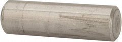 Value Collection - 3/8" Diam x 1-1/4" Pin Length 316 Stainless Steel Standard Dowel Pin - Bright Finish, 2 Beveled End - All Tool & Supply