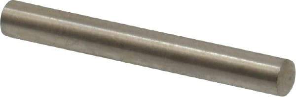 Value Collection - 3mm Diam x 24mm Pin Length 316 Stainless Steel Standard Dowel Pin - Bright Finish, 1 Rounded End - All Tool & Supply