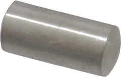 Value Collection - 5mm Diam x 10mm Pin Length 316 Stainless Steel Standard Dowel Pin - Bright Finish, 1 Rounded End - All Tool & Supply