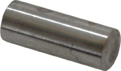 Value Collection - 8mm Diam x 20mm Pin Length 316 Stainless Steel Standard Dowel Pin - Bright Finish, 1 Rounded End - All Tool & Supply