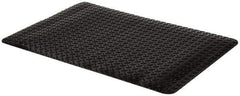 PRO-SAFE - 3' Long x 2' Wide, Dry Environment, Anti-Fatigue Matting - Black, Vinyl with Vinyl Sponge Base, Beveled on 4 Sides - All Tool & Supply