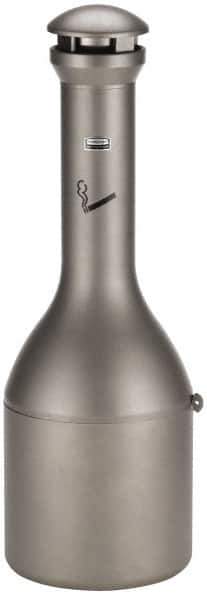 Rubbermaid - 4.1 Gal Stainless Steel Cigarette & Cigar Receptacle - 13" Wide x 39" High - All Tool & Supply