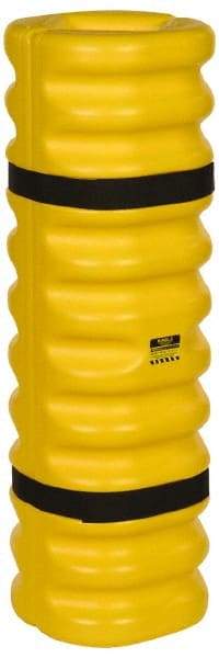 Eagle - 13" Wide x 13" Deep x 42" High, High Density Polyethylene Column Protector - Fits 4 to 6" Columns, Yellow - All Tool & Supply