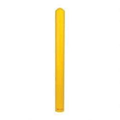 Eagle - 5" Deep x 56" High, 4" Bollard Cover - Yellow, High Density Polyethylene, 4 Lb, Smooth Surface - All Tool & Supply