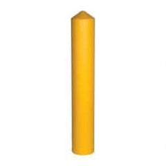 Eagle - 9-1/2" Wide x 9-1/2" Deep x 57" High, 8" Bollard Cover - Yellow, High Density Polyethylene, 8 Lb, Smooth Surface - All Tool & Supply