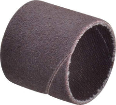 Merit Abrasives - 120 Grit Aluminum Oxide Coated Spiral Band - 1" Diam x 1" Wide, Fine Grade - All Tool & Supply