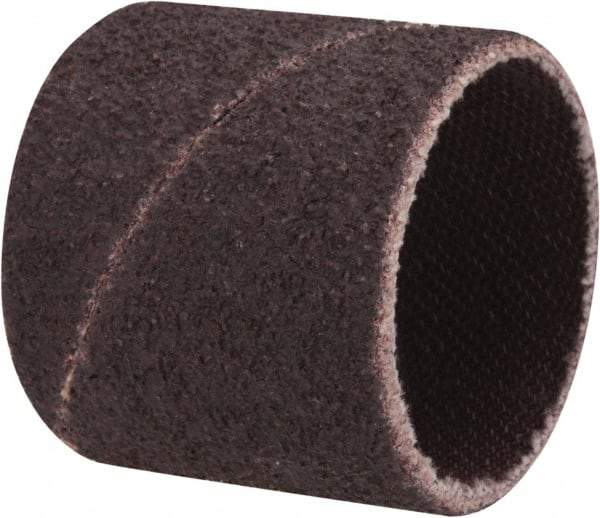 Merit Abrasives - 50 Grit Aluminum Oxide Coated Spiral Band - 1" Diam x 1" Wide, Coarse Grade - All Tool & Supply