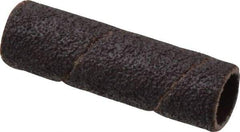 Merit Abrasives - 50 Grit Aluminum Oxide Coated Spiral Band - 1/2" Diam x 2" Wide, Coarse Grade - All Tool & Supply