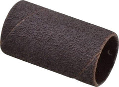 Merit Abrasives - 50 Grit Aluminum Oxide Coated Spiral Band - 1" Diam x 2" Wide, Coarse Grade - All Tool & Supply