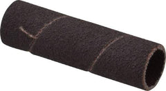 Merit Abrasives - 80 Grit Aluminum Oxide Coated Spiral Band - 1/2" Diam x 2" Wide, Medium Grade - All Tool & Supply