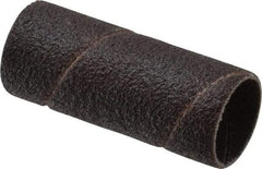 Merit Abrasives - 80 Grit Aluminum Oxide Coated Spiral Band - 3/4" Diam x 2" Wide, Medium Grade - All Tool & Supply