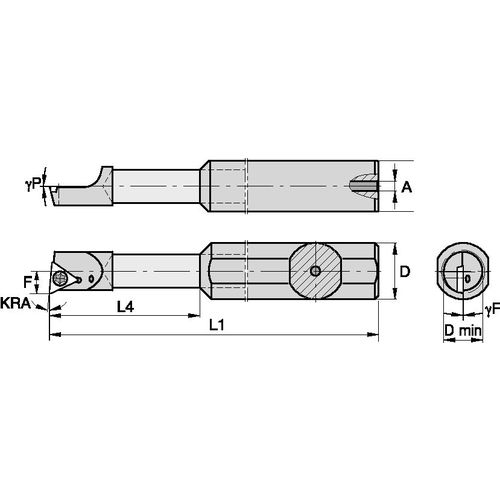 FCBI2506251250R CARBIDE SHANK STEP - Exact Industrial Supply