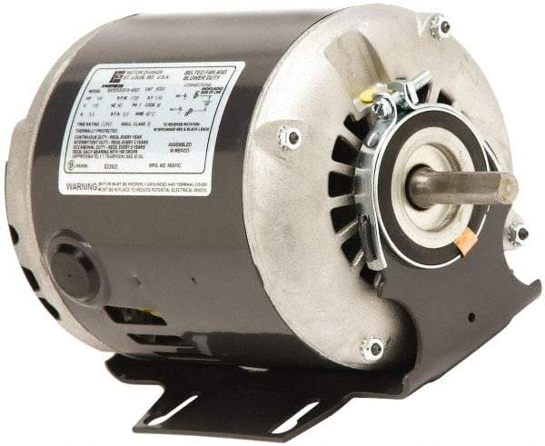 US Motors - 1/4 Max hp, 1,200 Max RPM, Split Phase Electric AC DC Motor - 208-230 V Input, Single Phase, 56 Frame, 5/8" Shaft Diam, Belly Band Mount, ODP Enclosure - All Tool & Supply