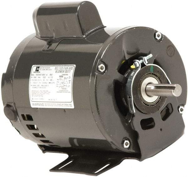 US Motors - 1 Max hp, 1,200 Max RPM, Cap Start-Cap Run Electric AC DC Motor - 115/208-230 V Input, Single Phase, 56H Frame, 5/8" Shaft Diam, Cradle Mount, ODP Enclosure - All Tool & Supply