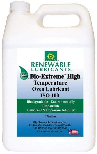 Renewable Lubricants - 1 Gal Bottle Synthetic/Graphite Penetrant/Lubricant - White, -28°F to 2,000°F, Food Grade - All Tool & Supply