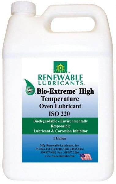 Renewable Lubricants - 1 Gal Bottle Synthetic/Graphite Penetrant/Lubricant - White, -28°F to 2,000°F, Food Grade - All Tool & Supply