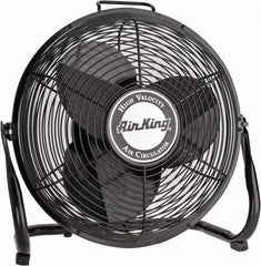 Air King - 14" Blade, 1/20 hp, 1,180, 1,470 & 1,650 CFM, Industrial Circulation Fan - Floor Stand, 120V Volts, 3 Speed - All Tool & Supply