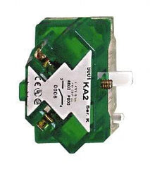 Square D - Multiple Amp Levels, Electrical Switch Contact Block - 125 VAC and 240 VAC, Screw Terminal, 30mm Hole, For Use with 9001K/SK - All Tool & Supply