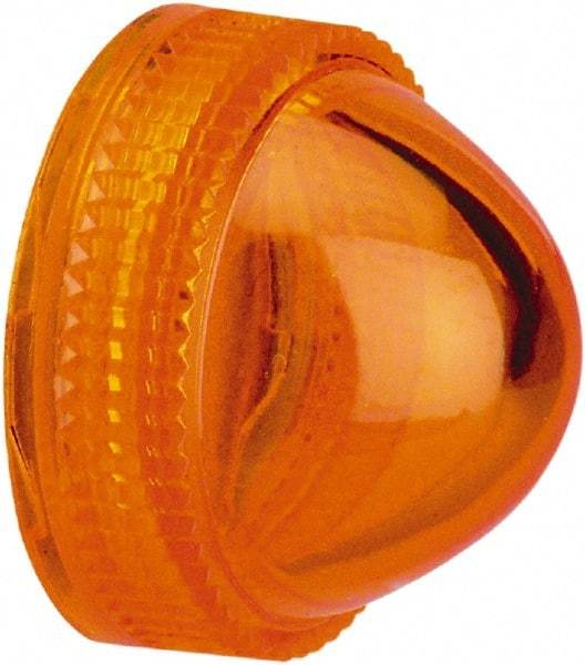 Schneider Electric - Round Pilot and Indicator Light Lens - Amber - All Tool & Supply