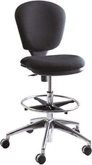 Safco - 23 to 33" High Extended Height Chair - 26" Wide x 26" Deep, 100% Acrylic Seat, Black - All Tool & Supply