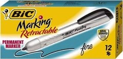 Bic - Black Permanent Marker - Fine Tip, AP Nontoxic Ink - All Tool & Supply