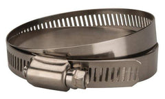 Value Collection - SAE Size 88, 4 to 6" Diam, Stainless Steel Worm Drive Clamp - 1/2" Wide, Material Grade 201 - All Tool & Supply