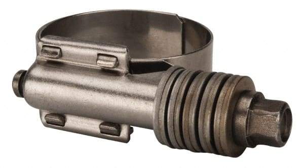 Value Collection - 1 to 1-3/4" Hose, 5/8" Wide x 0.7" Thick, Constant Torque Clamp - 1 to 1-3/4" Diam, Grade 301 & 410 Stainless Steel Screw - All Tool & Supply