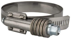 Value Collection - 2-3/4 to 3-5/8" Hose, 5/8" Wide x 0.7" Thick, Constant Torque Clamp - 2-3/4 to 3-5/8" Diam, Grade 304 Stainless Steel/Carbon Steel Screw - All Tool & Supply